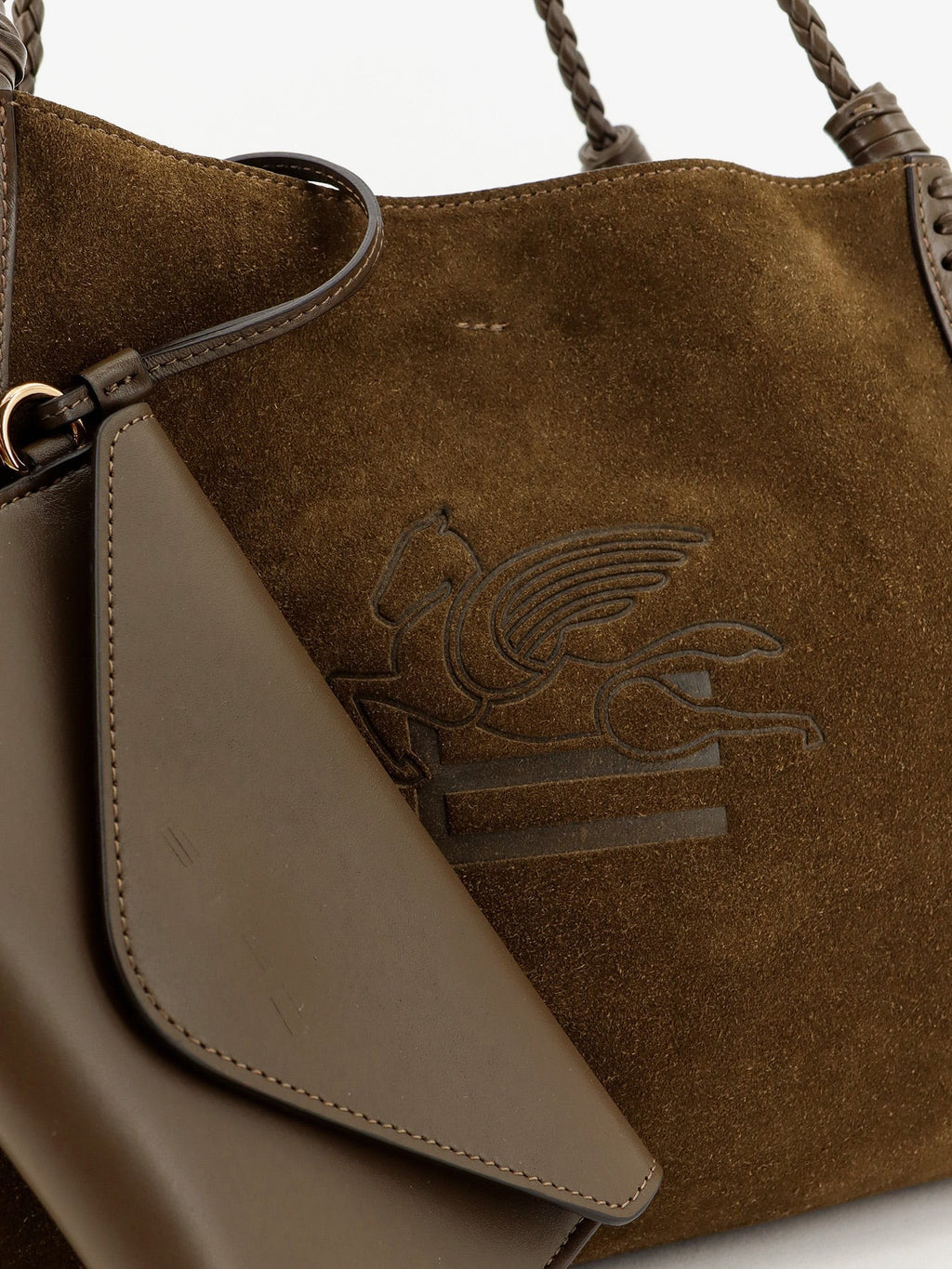 Libra S Arnica suede shopping bag 5