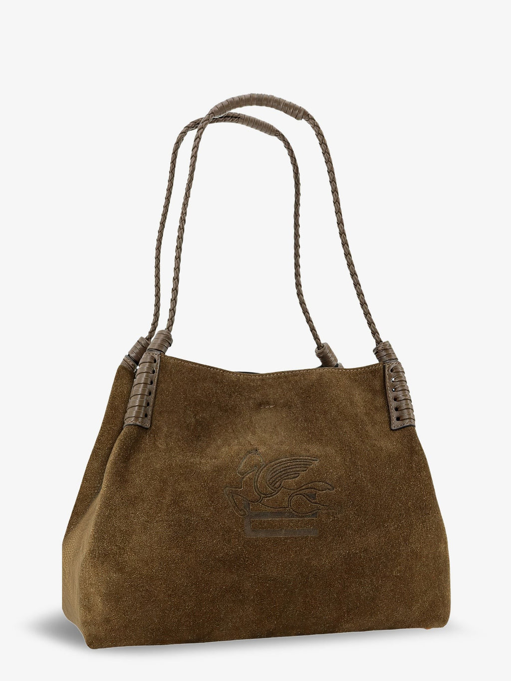 Libra S Arnica suede shopping bag 3