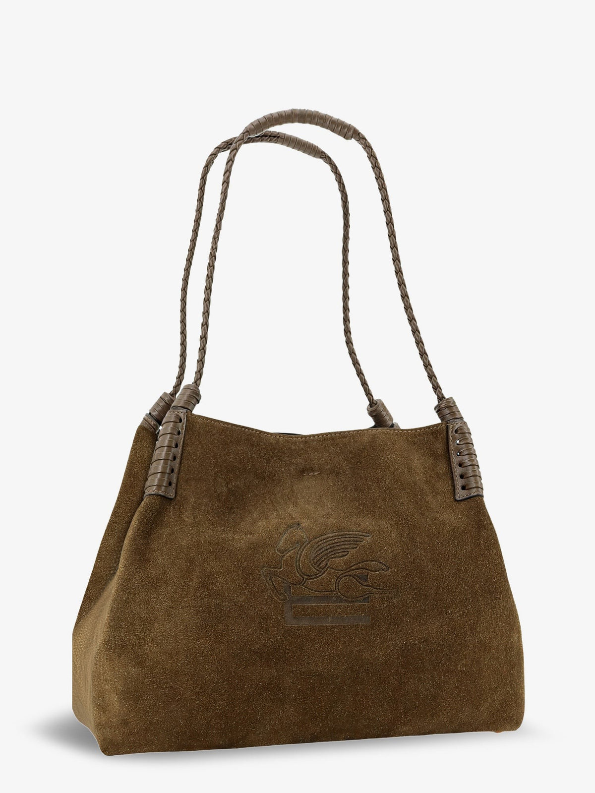 Libra S Arnica suede shopping bag 3
