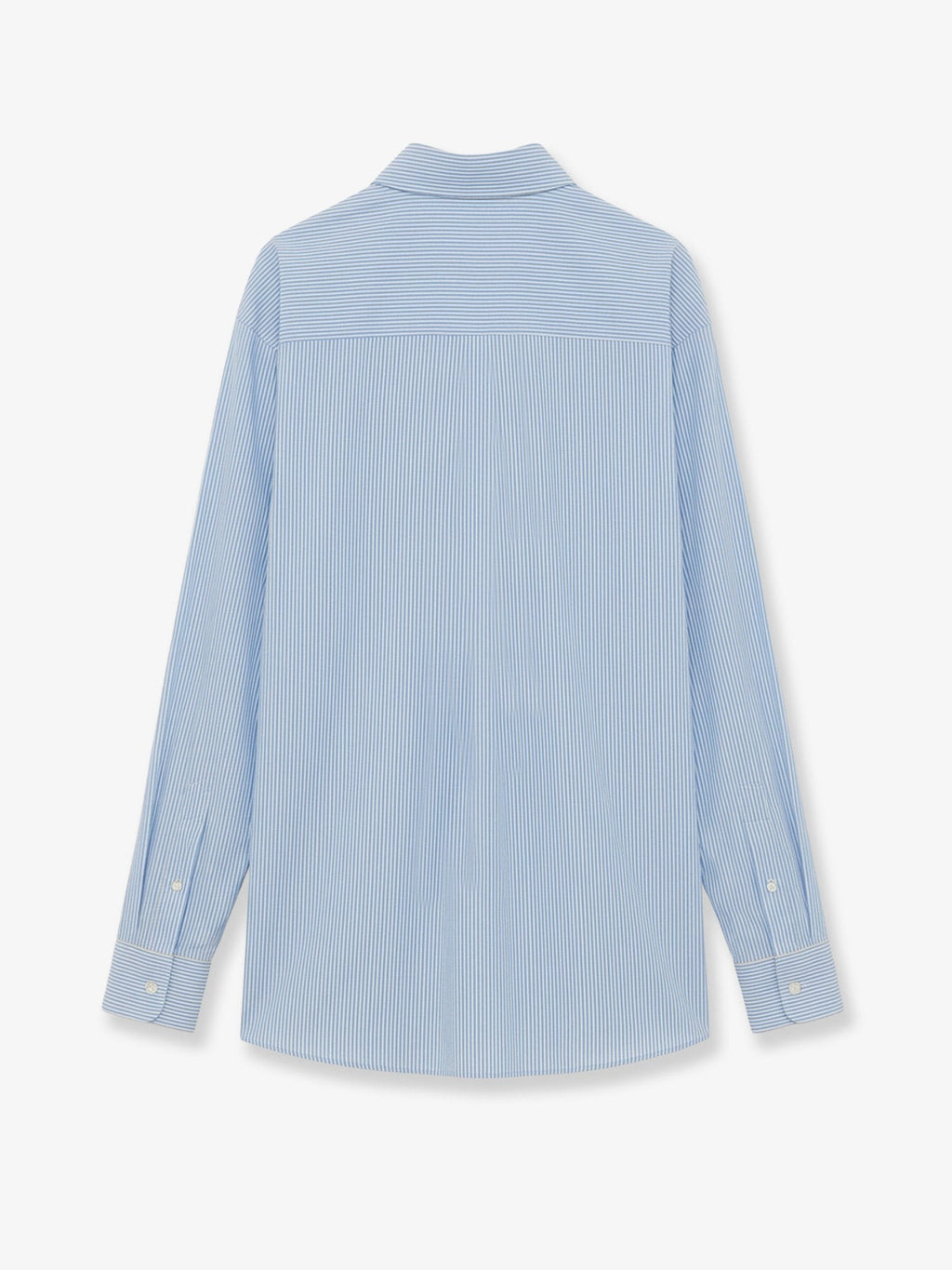 Lightweight wool striped shirt 2