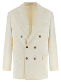 Linen silk blazer
