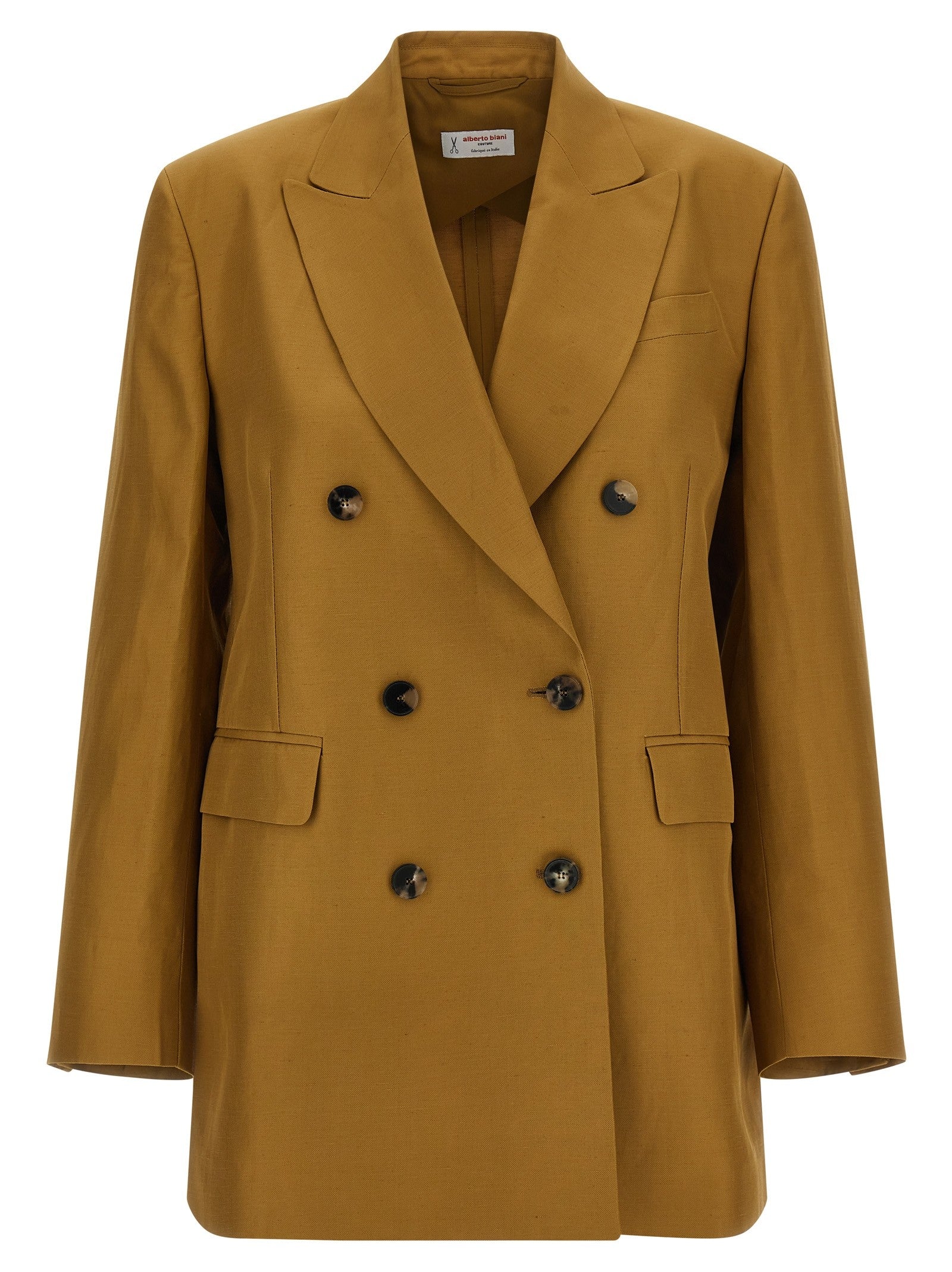 Linen viscose blazer