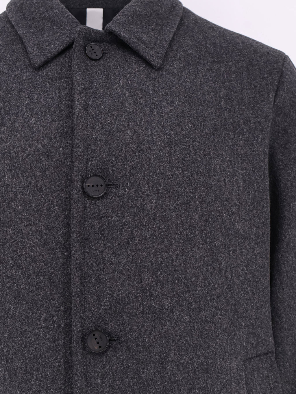Loconia single-breasted wool blend coat 3