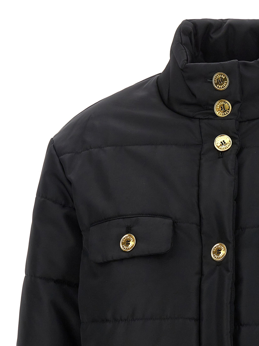 Logo button down jacket 3