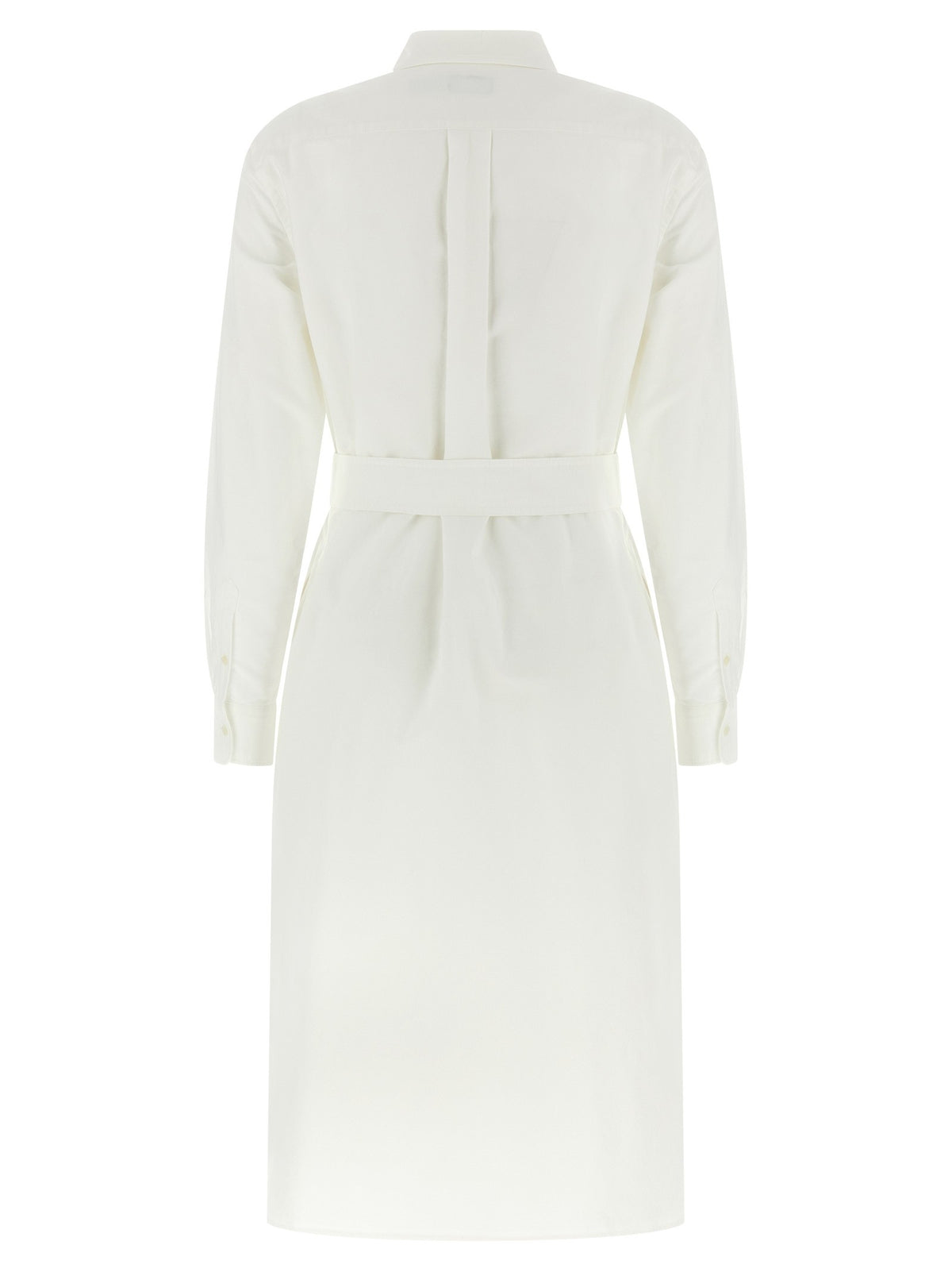 Logo embroidery chemisier dress 2