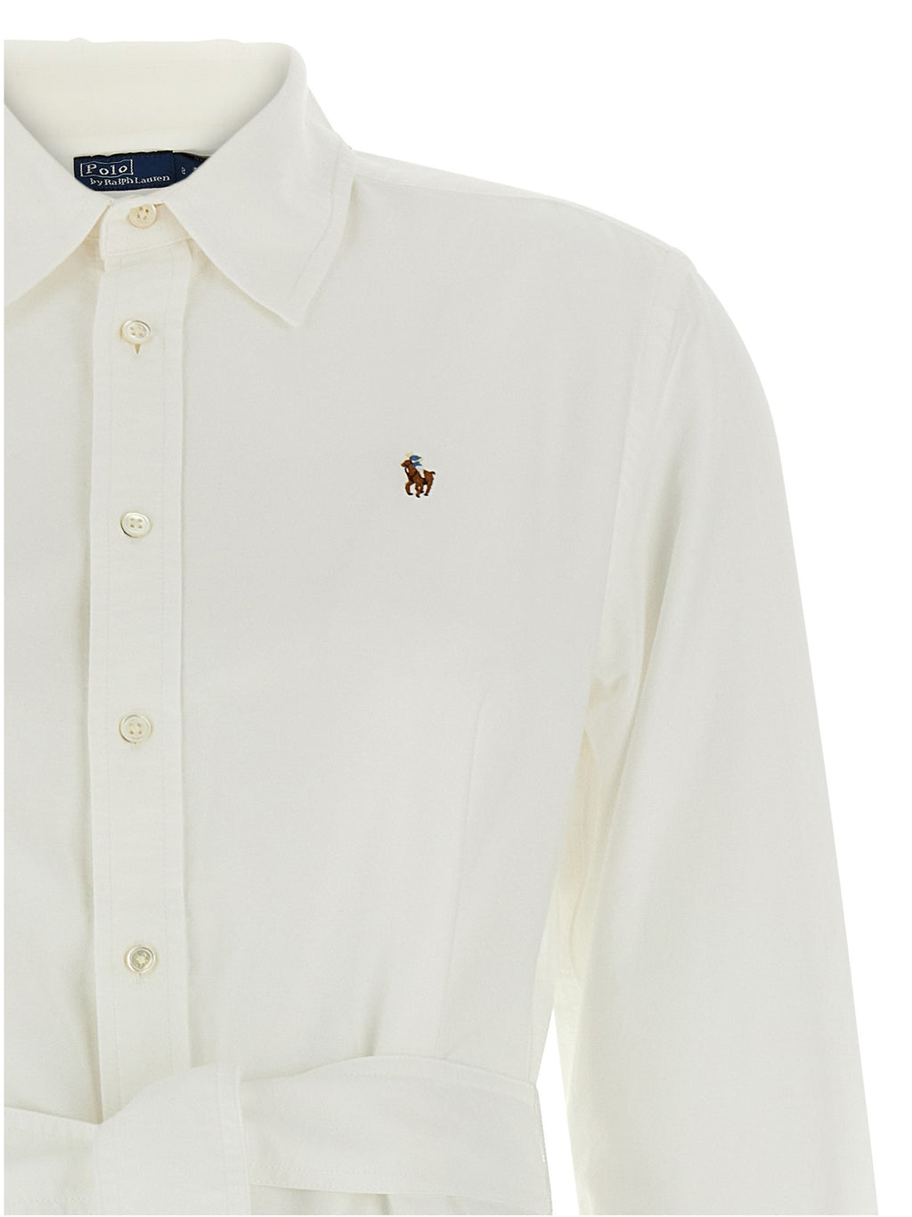 Logo embroidery chemisier dress 3