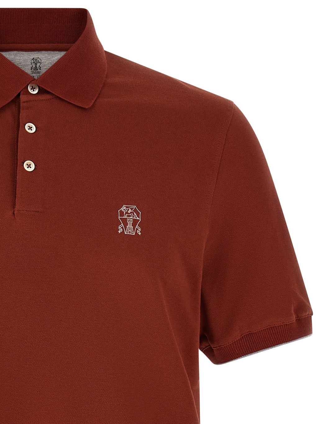 Logo embroidery polo shirt 3