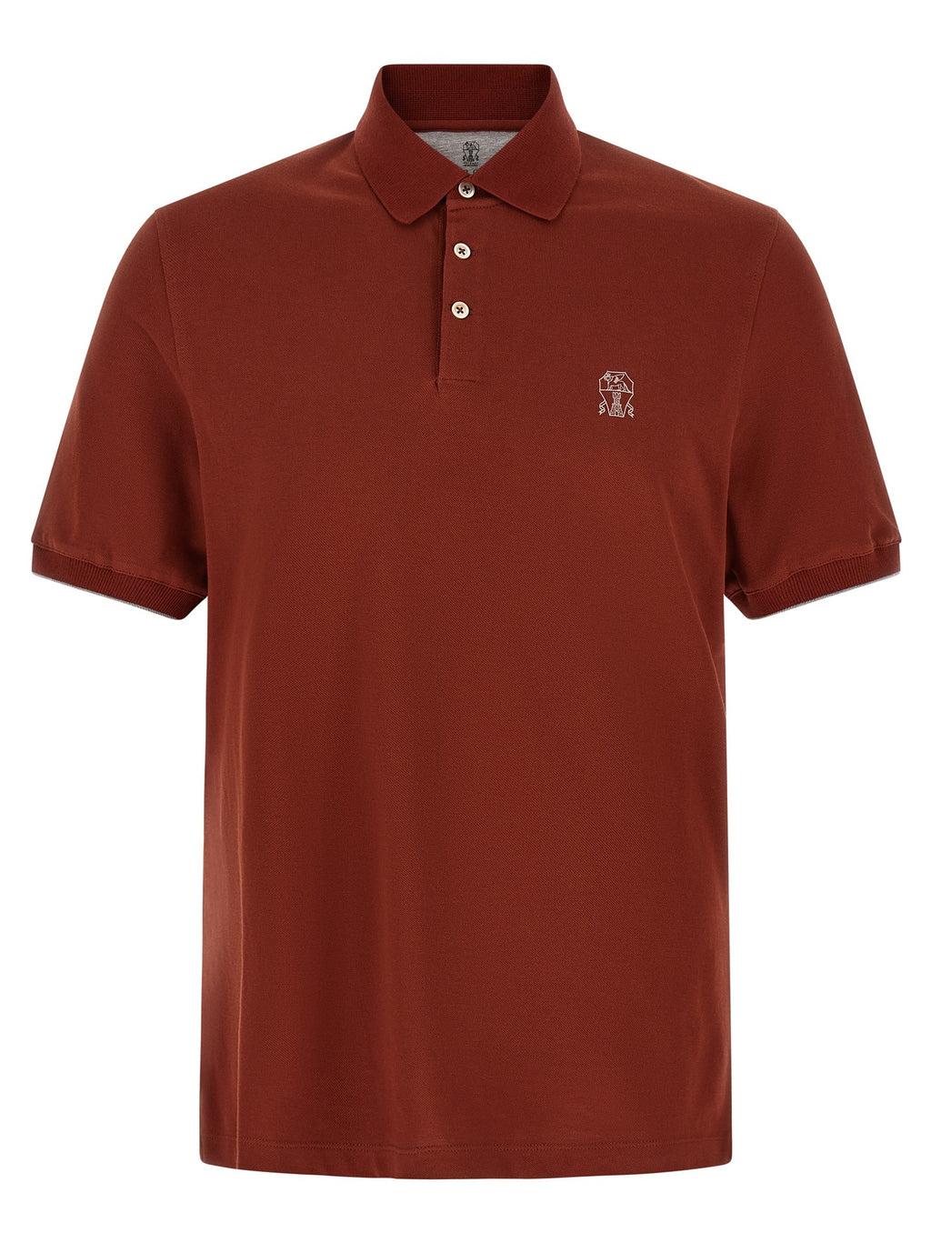 Logo embroidery polo shirt
