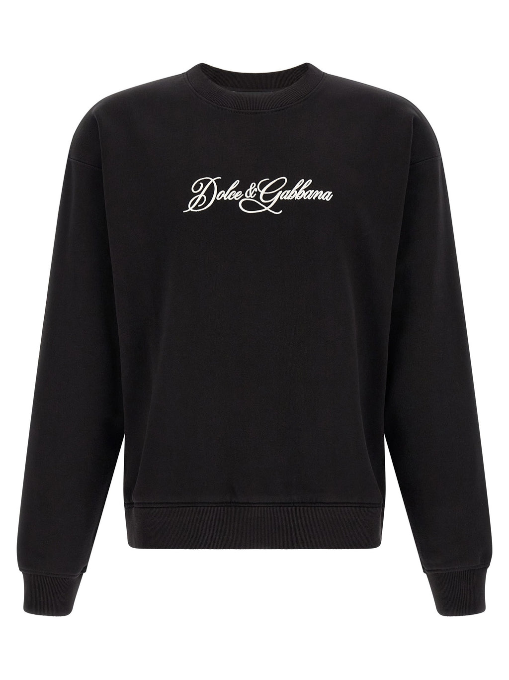 Logo embroidery sweatshirt