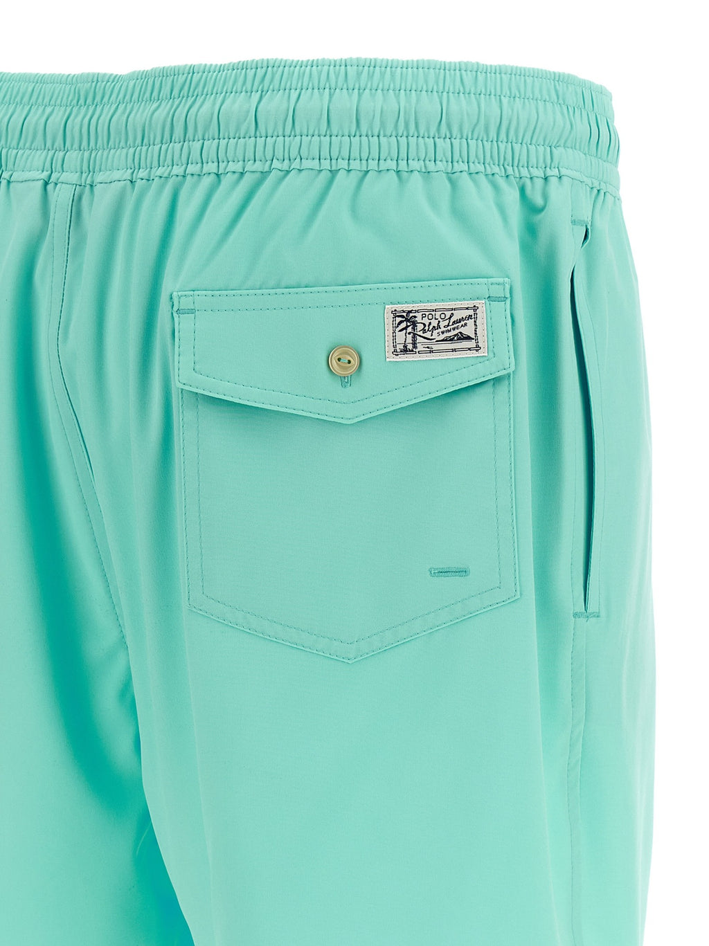 Logo embroidery swim shorts 4