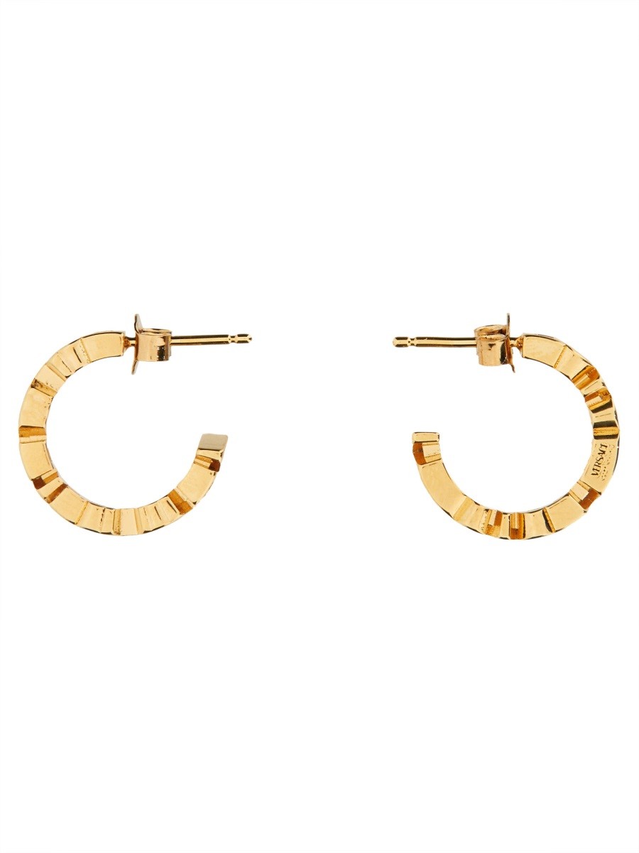 LOGO HOOP EARRINGS 2