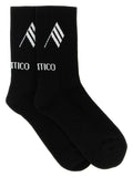 Logo intarsia socks