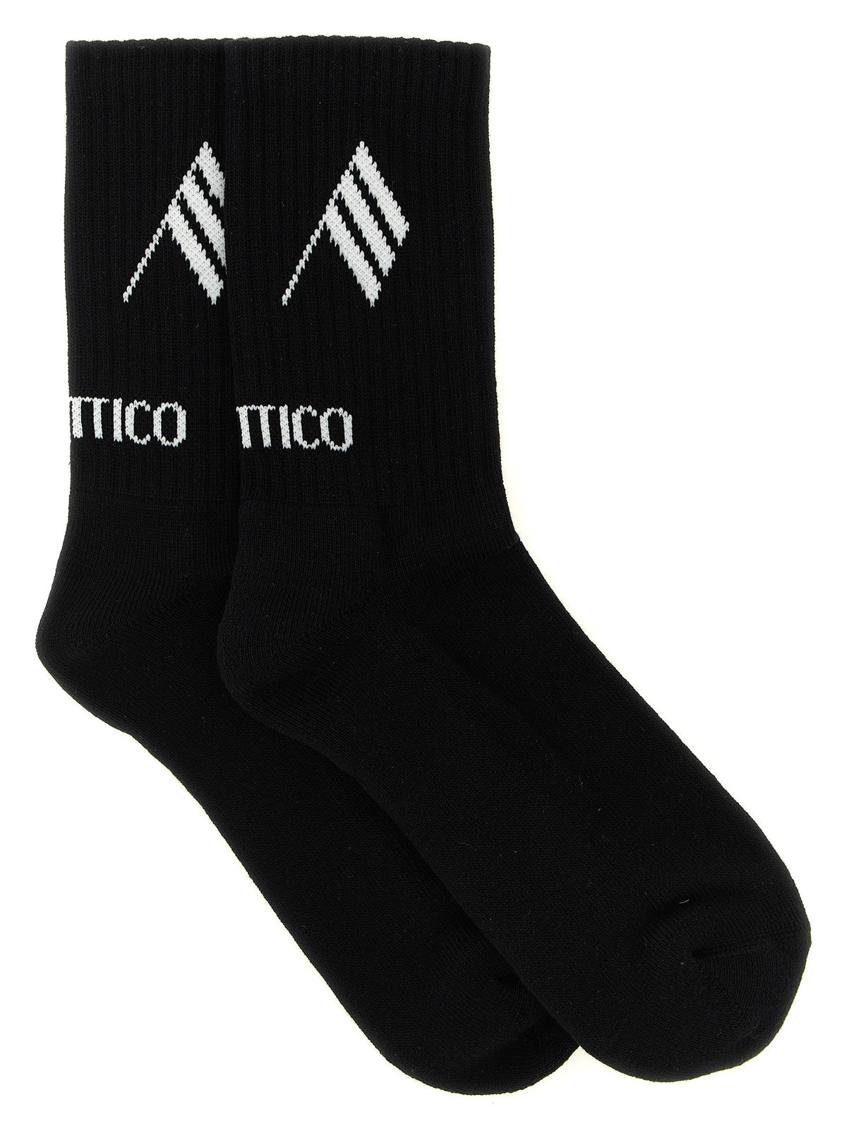 Logo intarsia socks