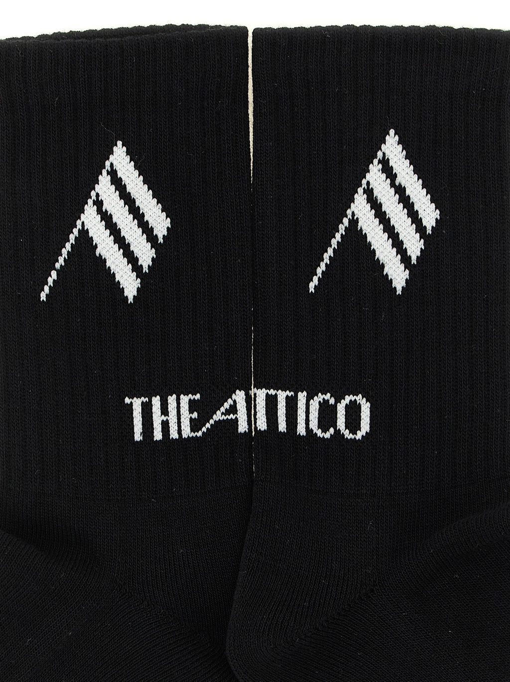 Logo intarsia socks 3
