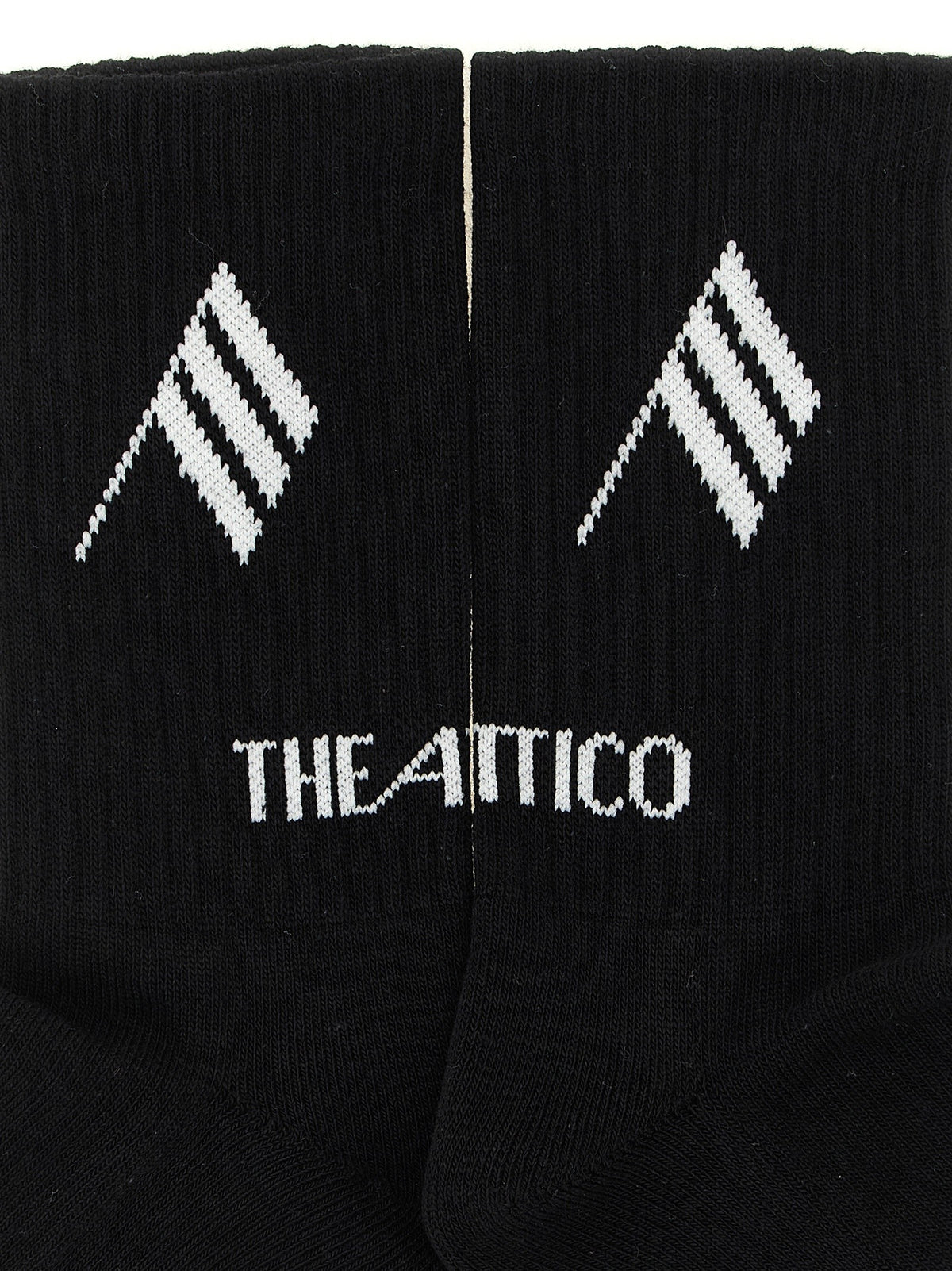Logo intarsia socks 3