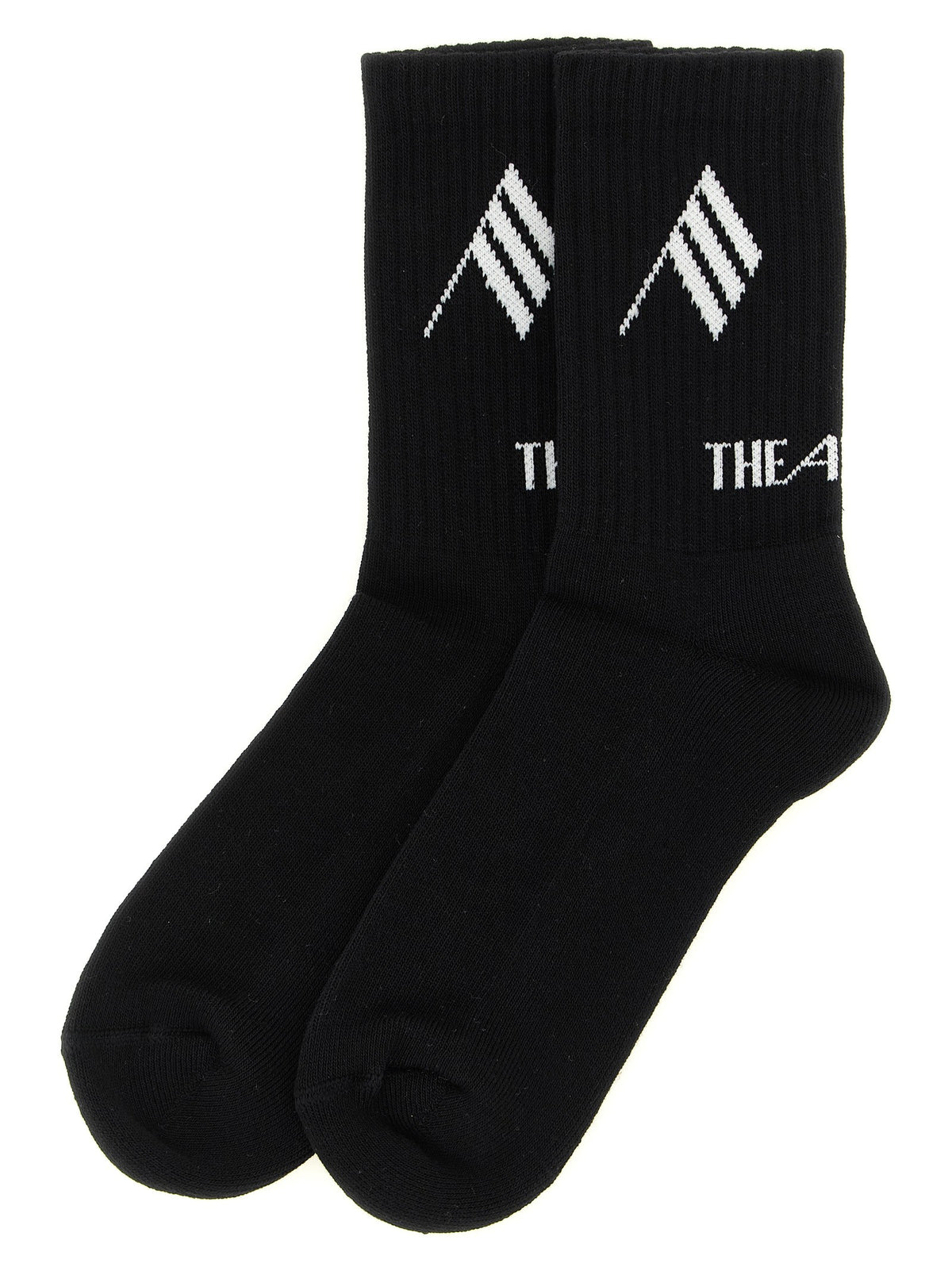 Logo intarsia socks 2