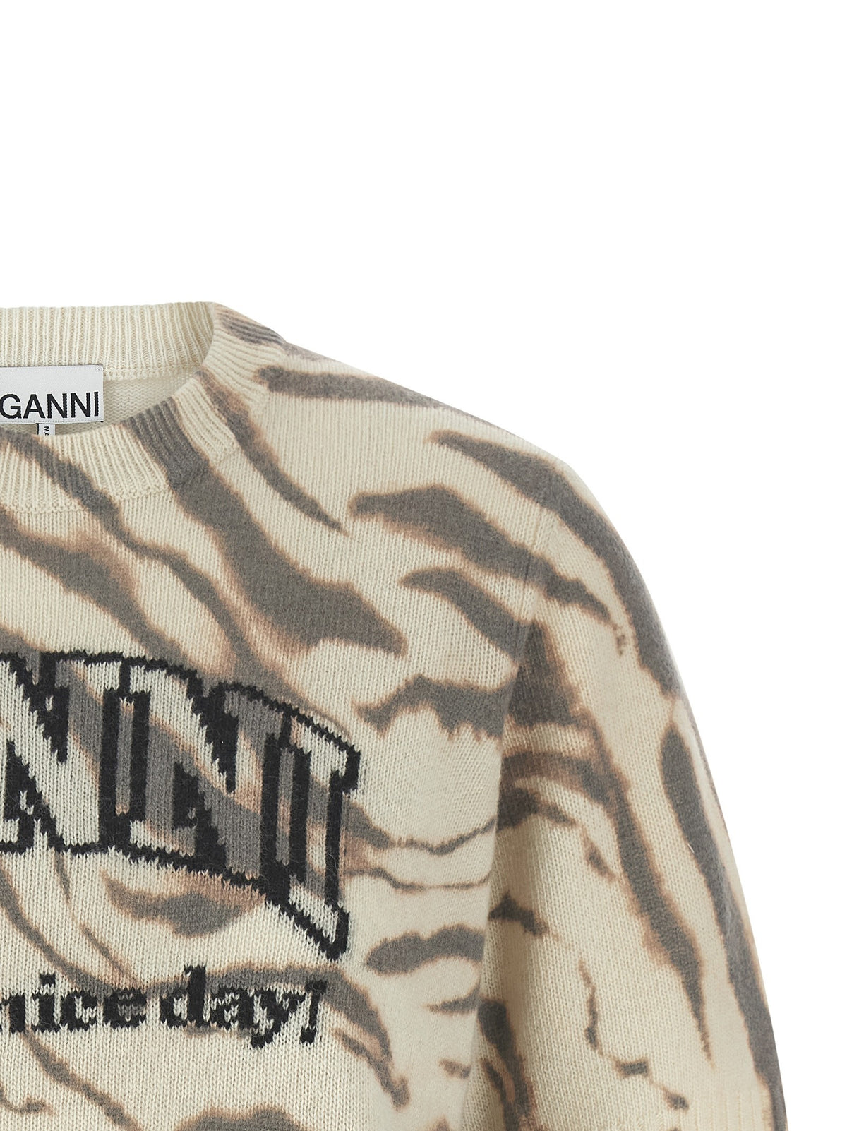 Logo intarsia sweater 3