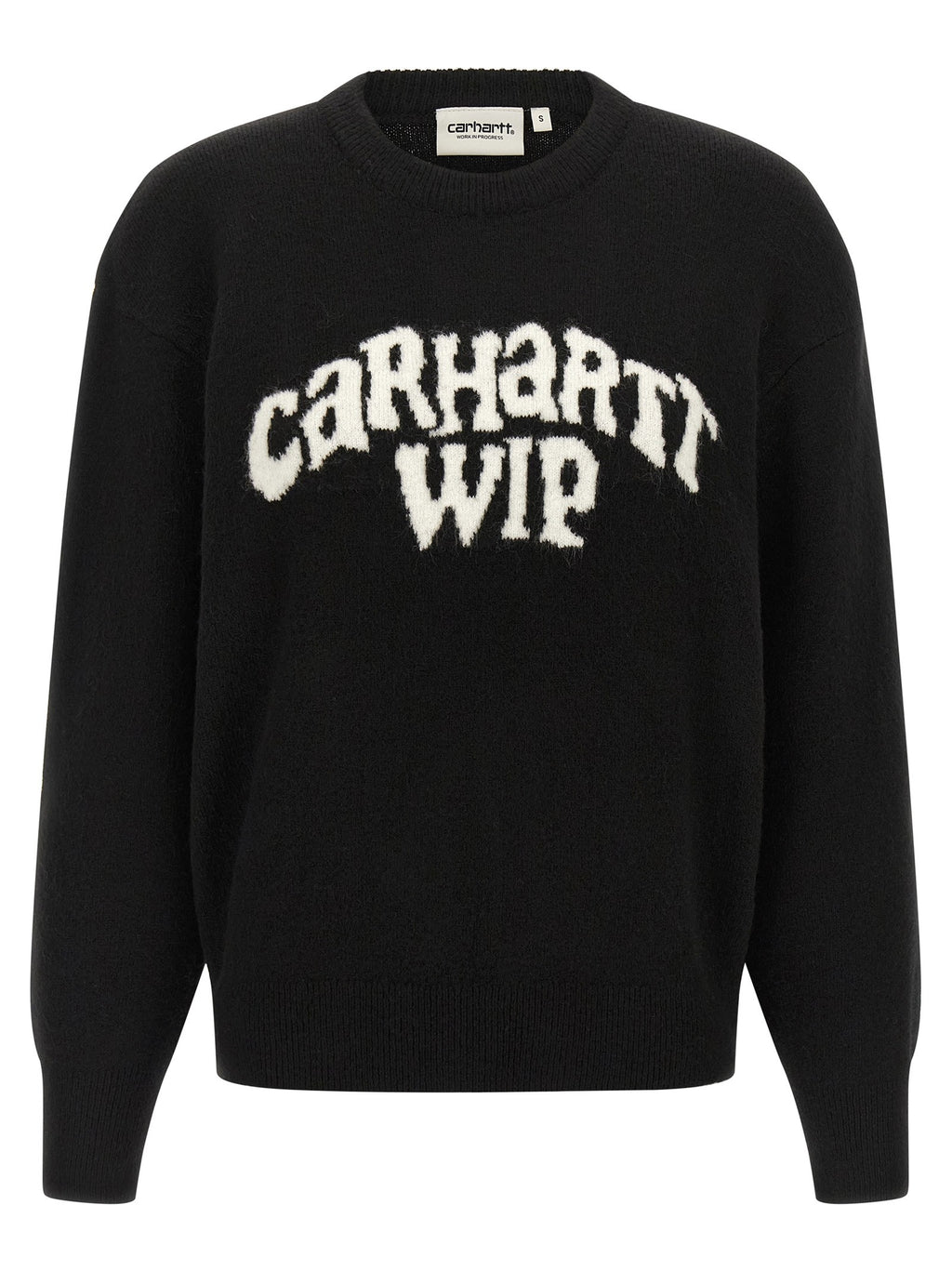 Logo intarsia sweater