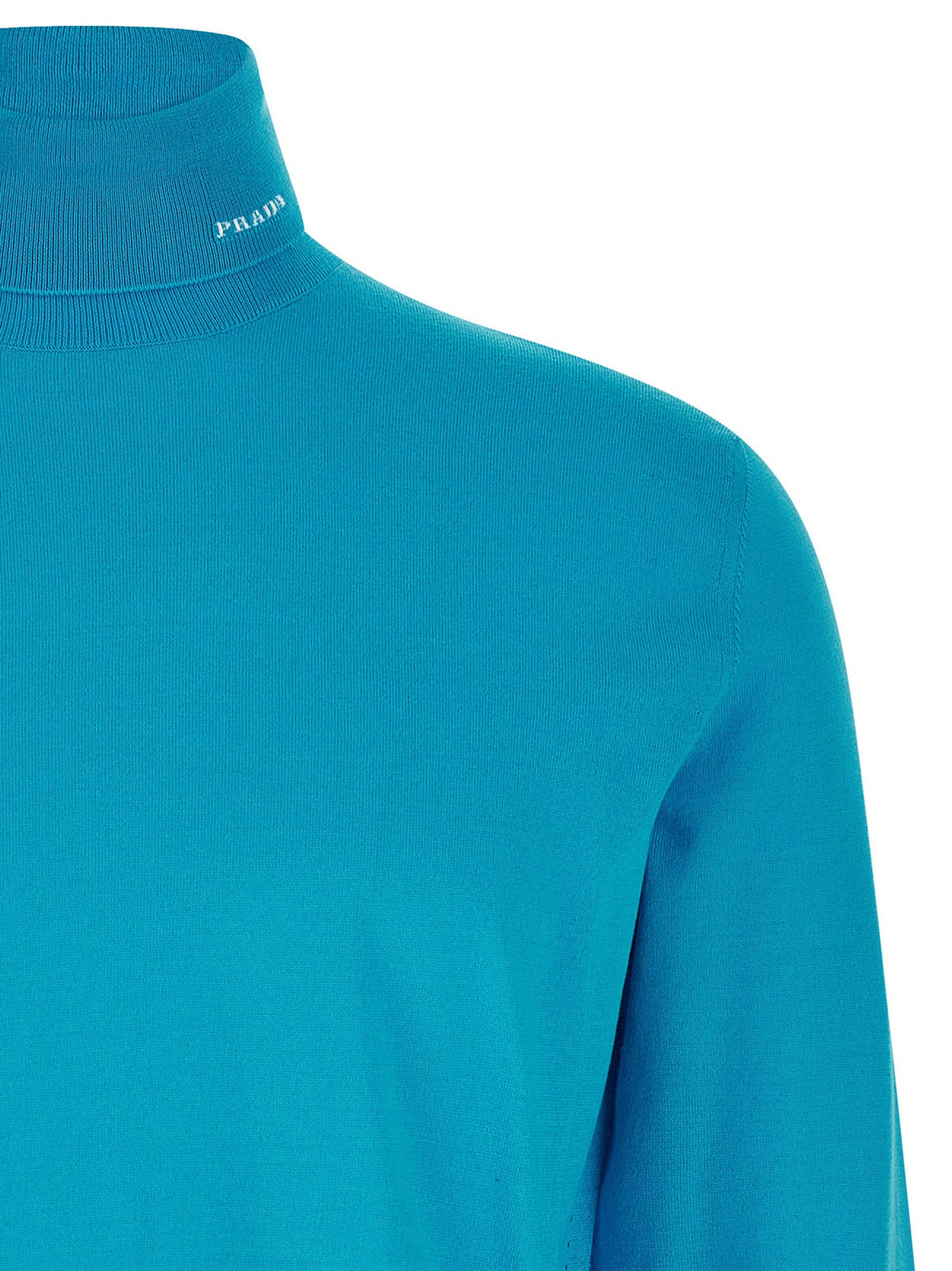 Logo intarsia turtleneck sweater 3