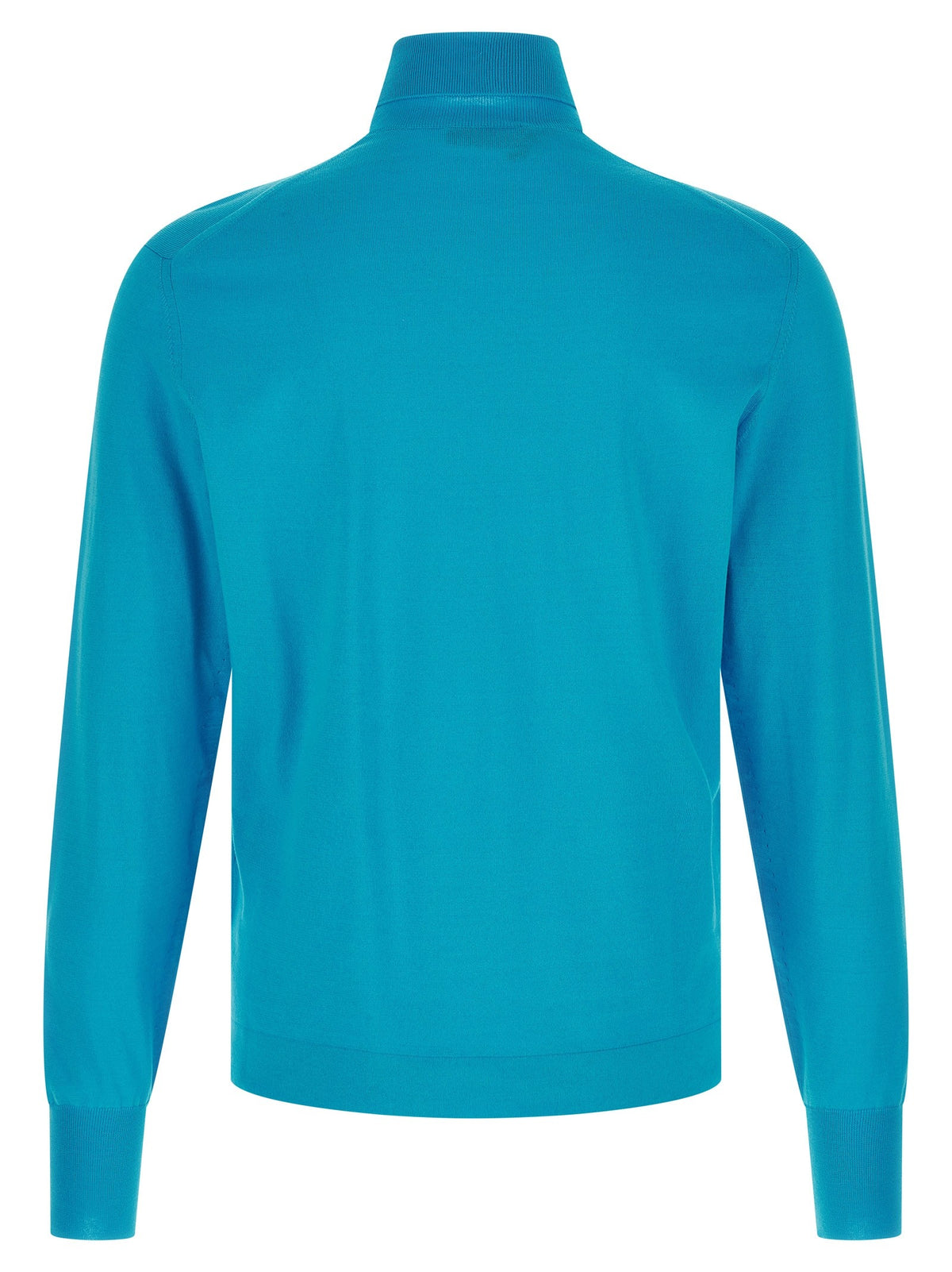 Logo intarsia turtleneck sweater 2