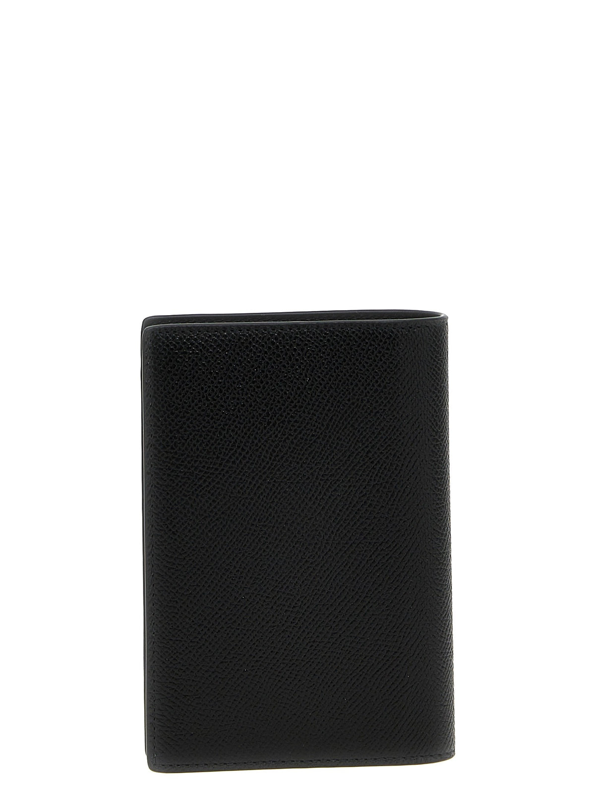 Logo leather passport holder 2
