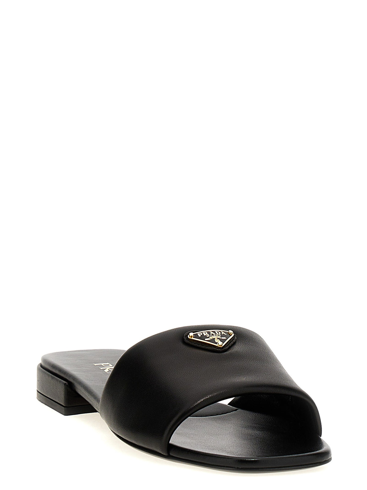 Logo leather sandals 2