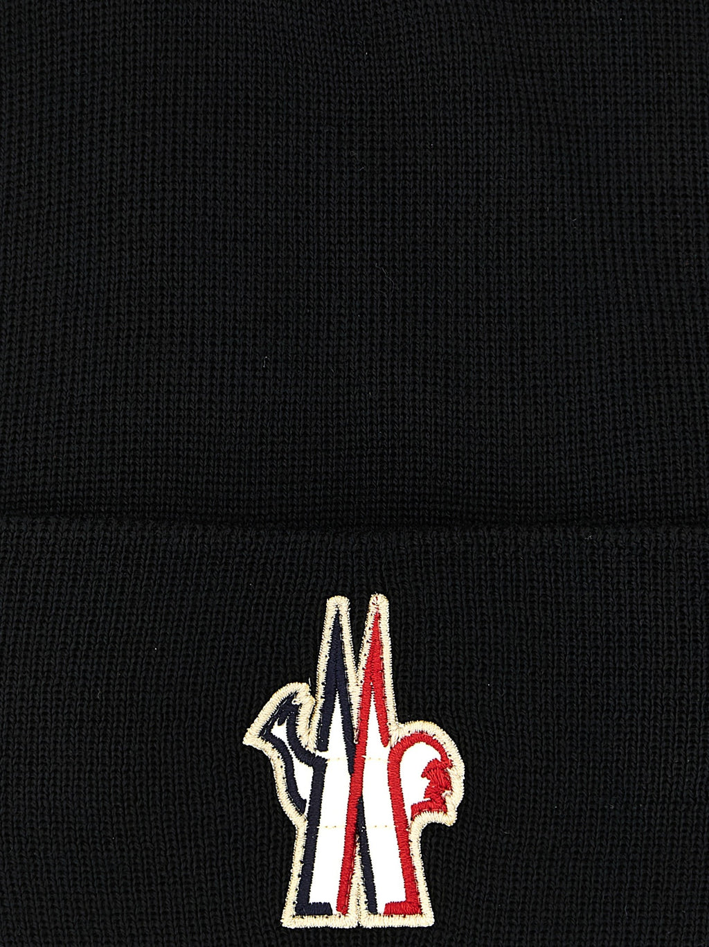 Logo patch beanie 3