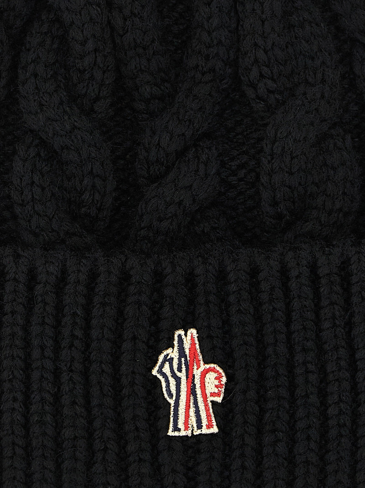 Logo patch beanie 3