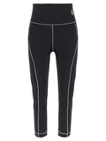 Logo patch leggings