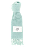 Logo patch scarf