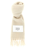 Logo patch scarf