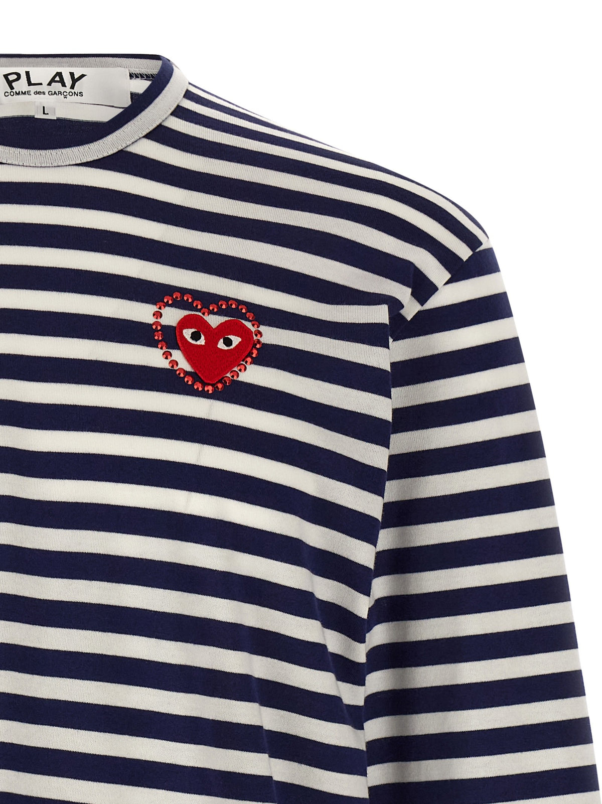 Logo patch stripes t-shirt 3