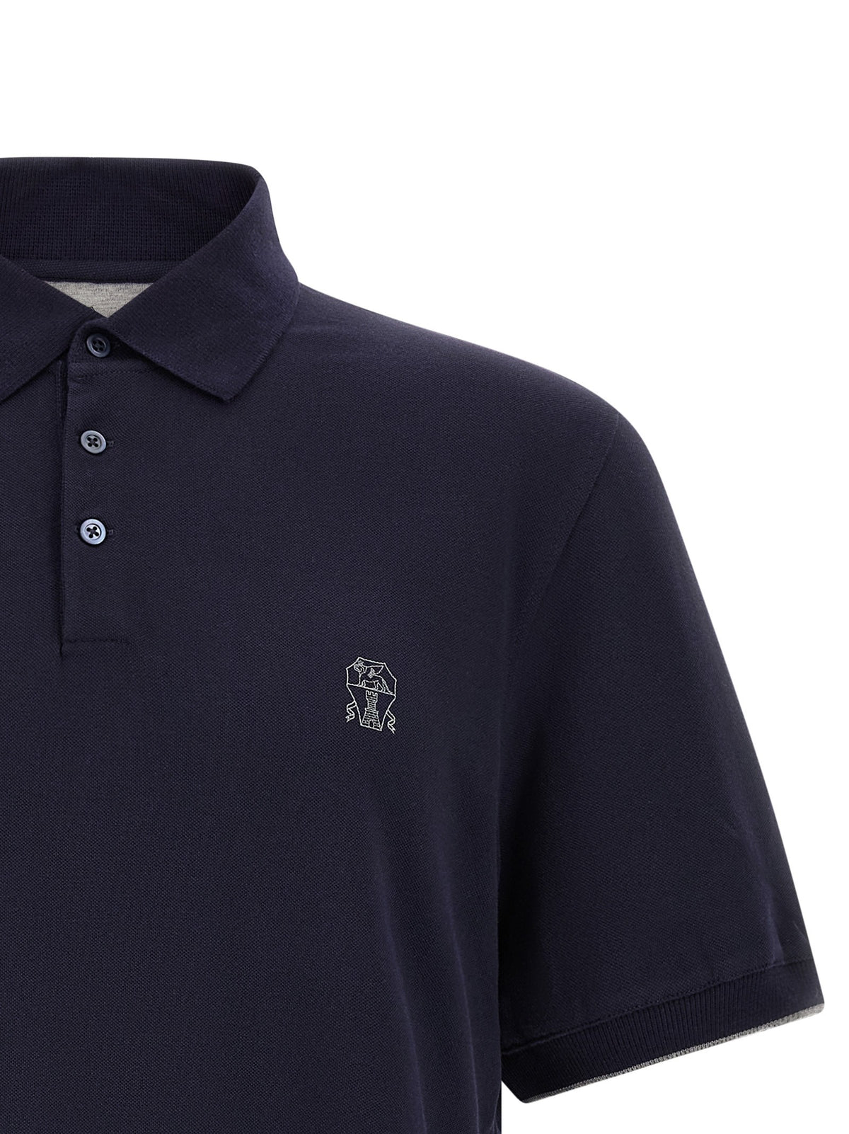 Logo piqué polo shirt 3