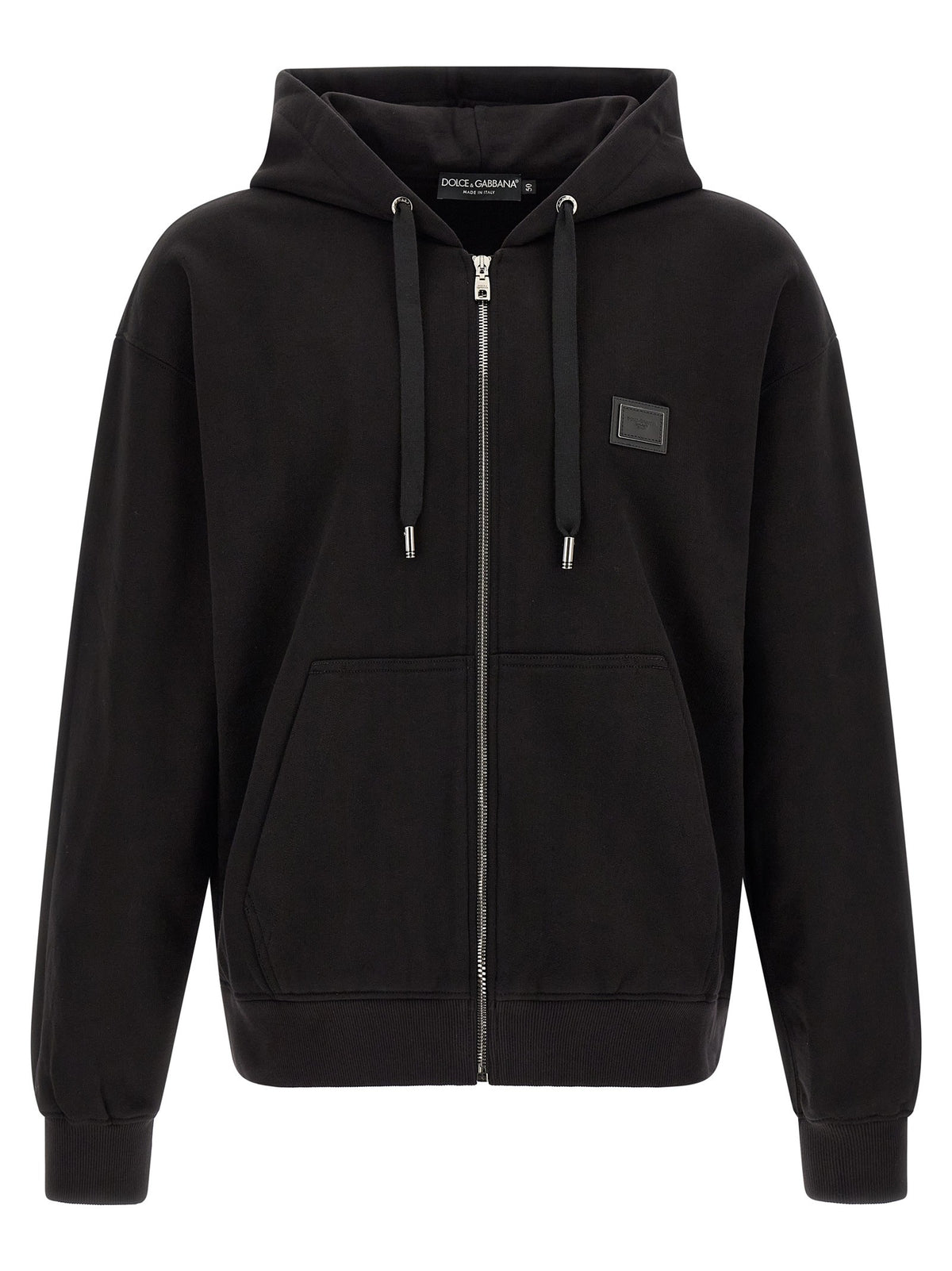 Logo plaque hoodie