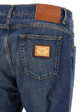 Logo plaque jeans 4