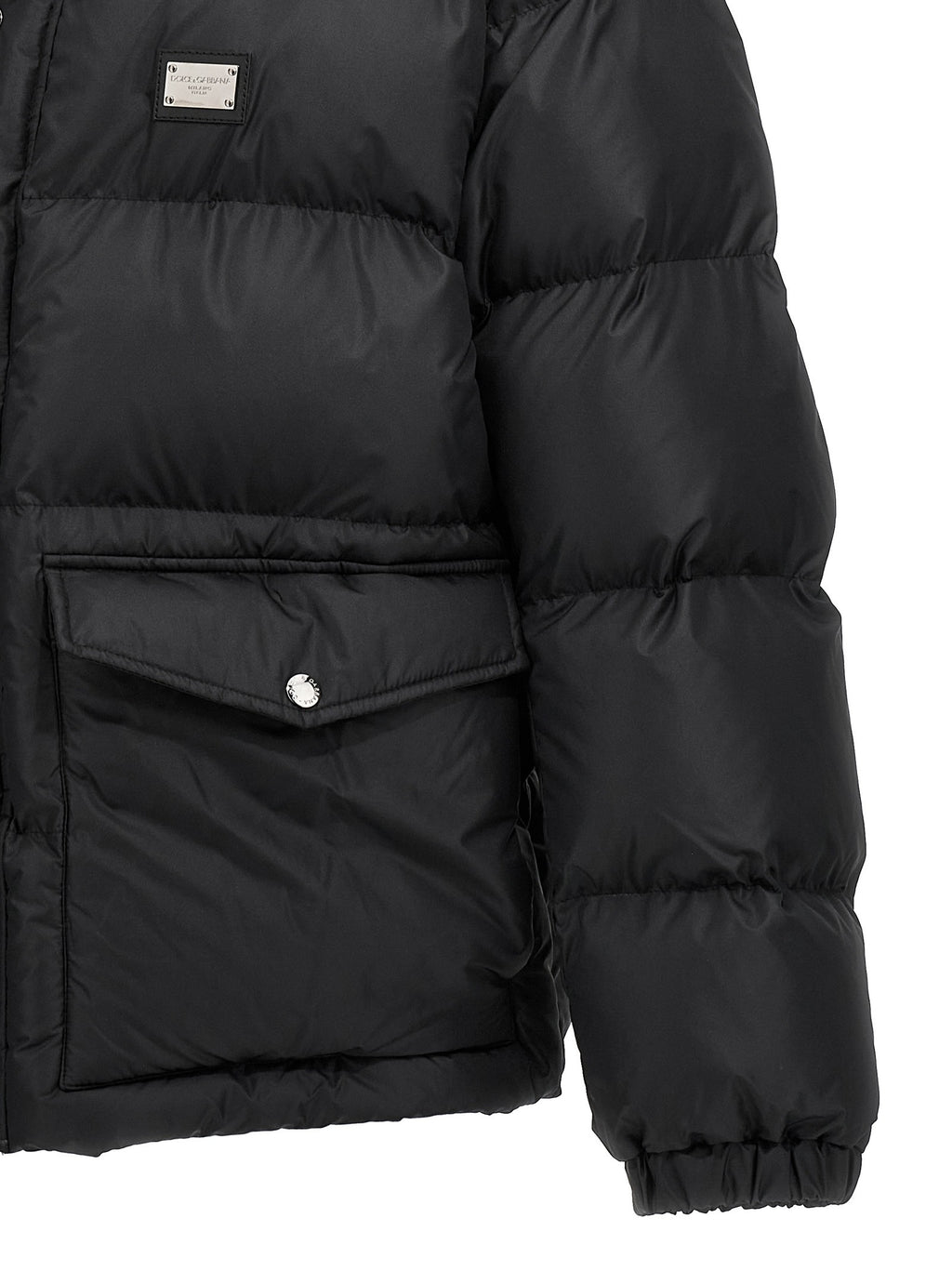 Logo plate down jacket 4