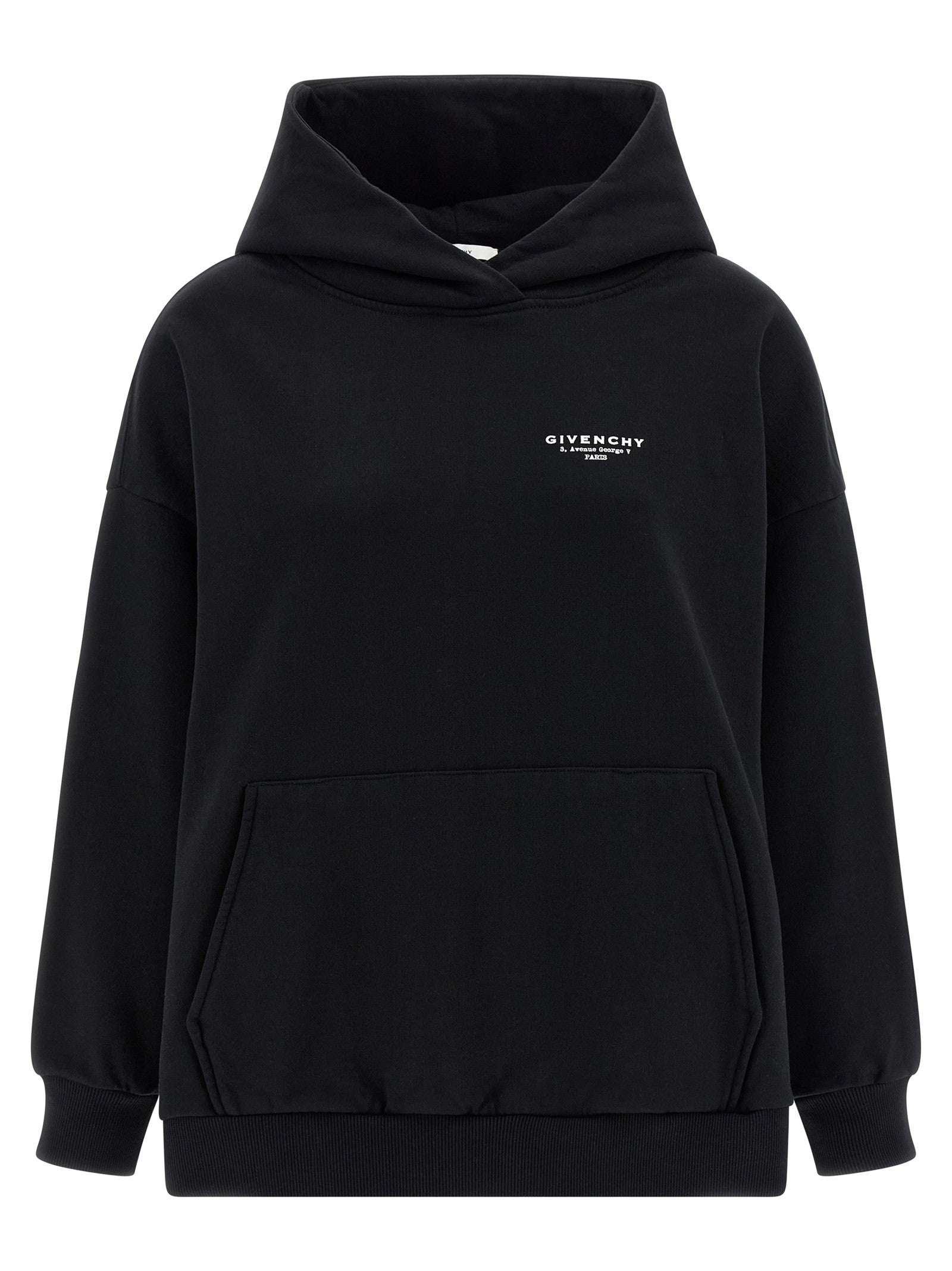 Logo print hoodie