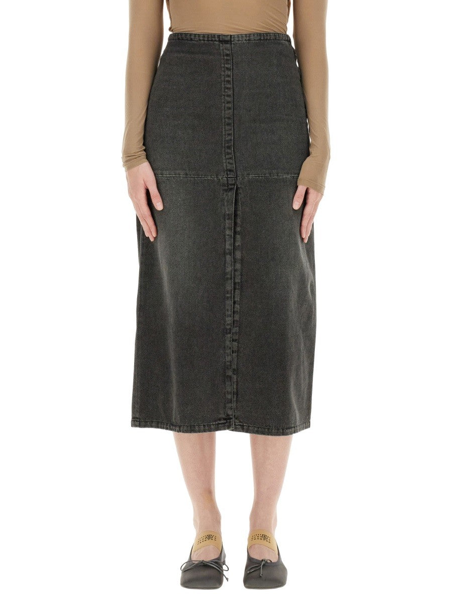 LONG DENIM SKIRT