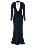 LONG DRAPED DRESS 3
