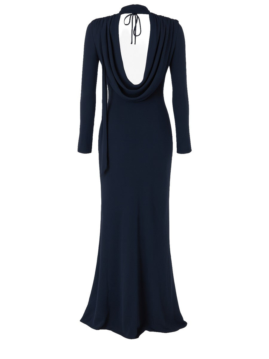 LONG DRAPED DRESS 3