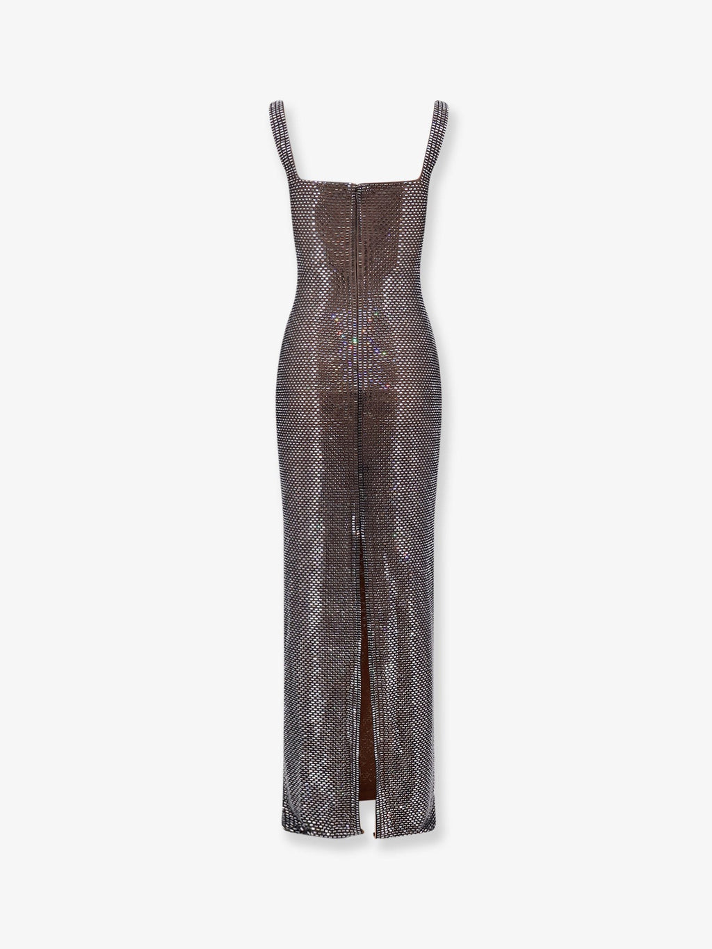 Long dress with all-over rhinestones 2