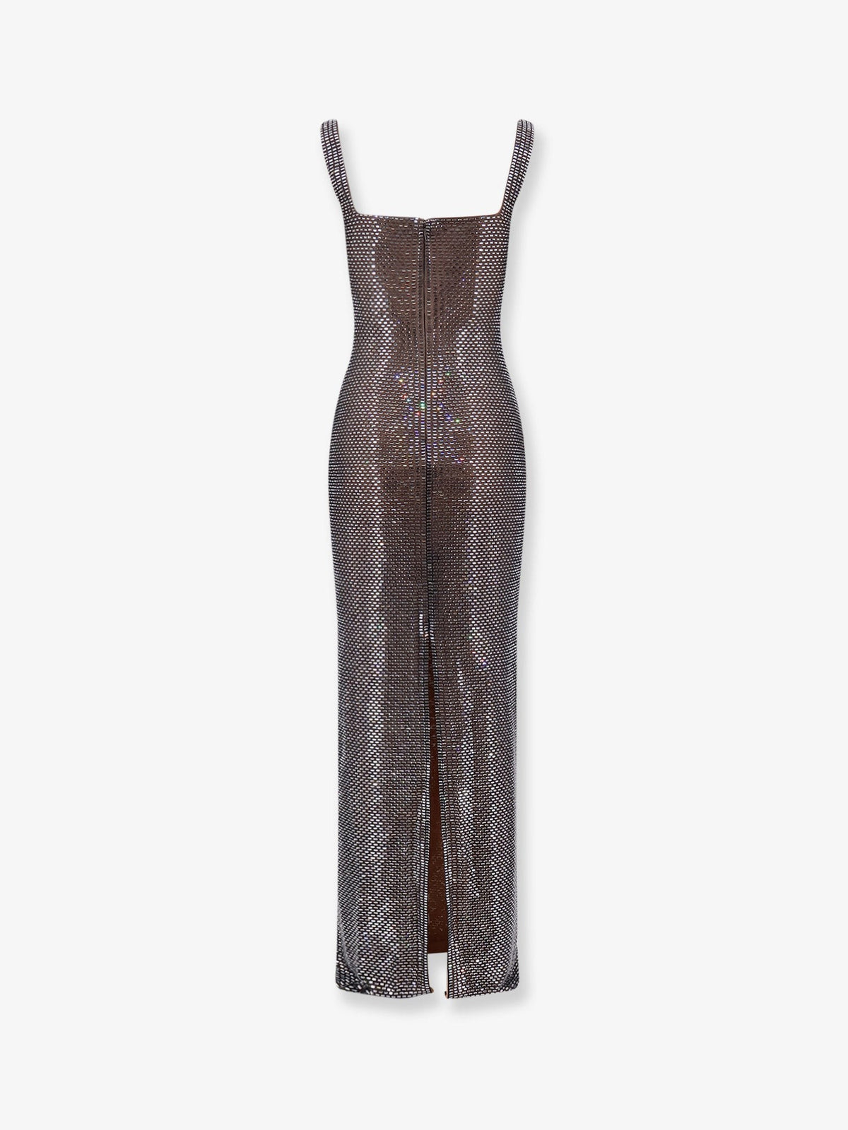 Long dress with all-over rhinestones 2