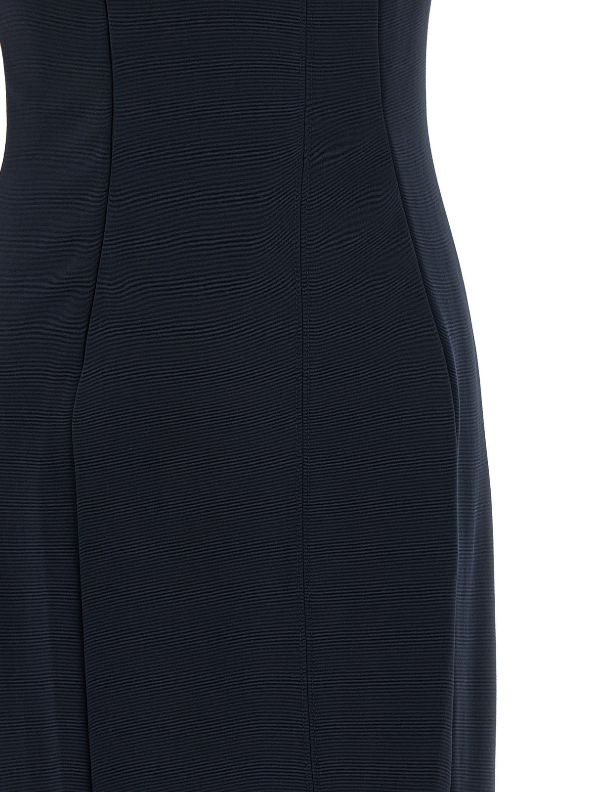 Long dress with crossed neckline 4