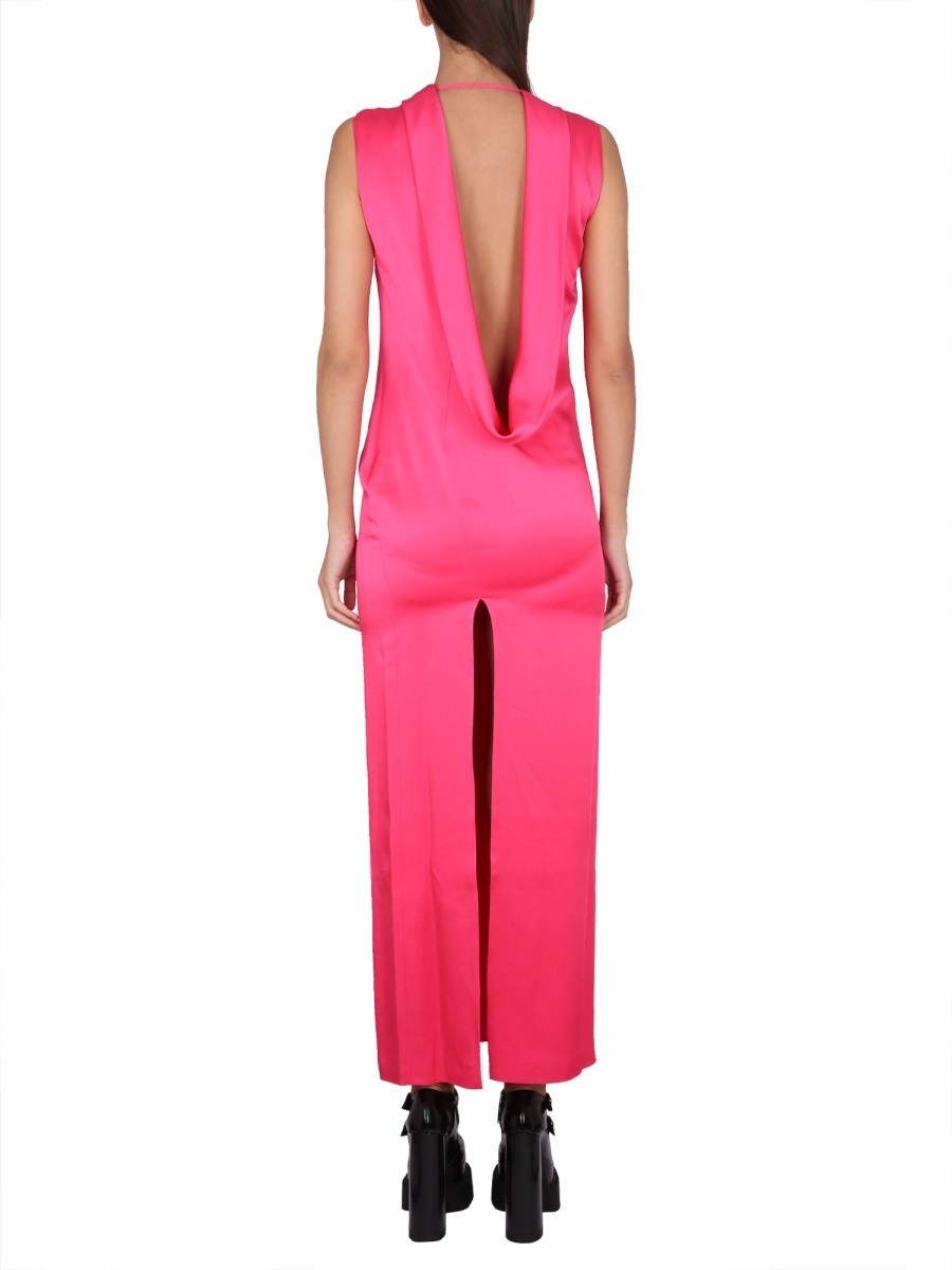 LONG DRESS WITH RING NECKLINE 3
