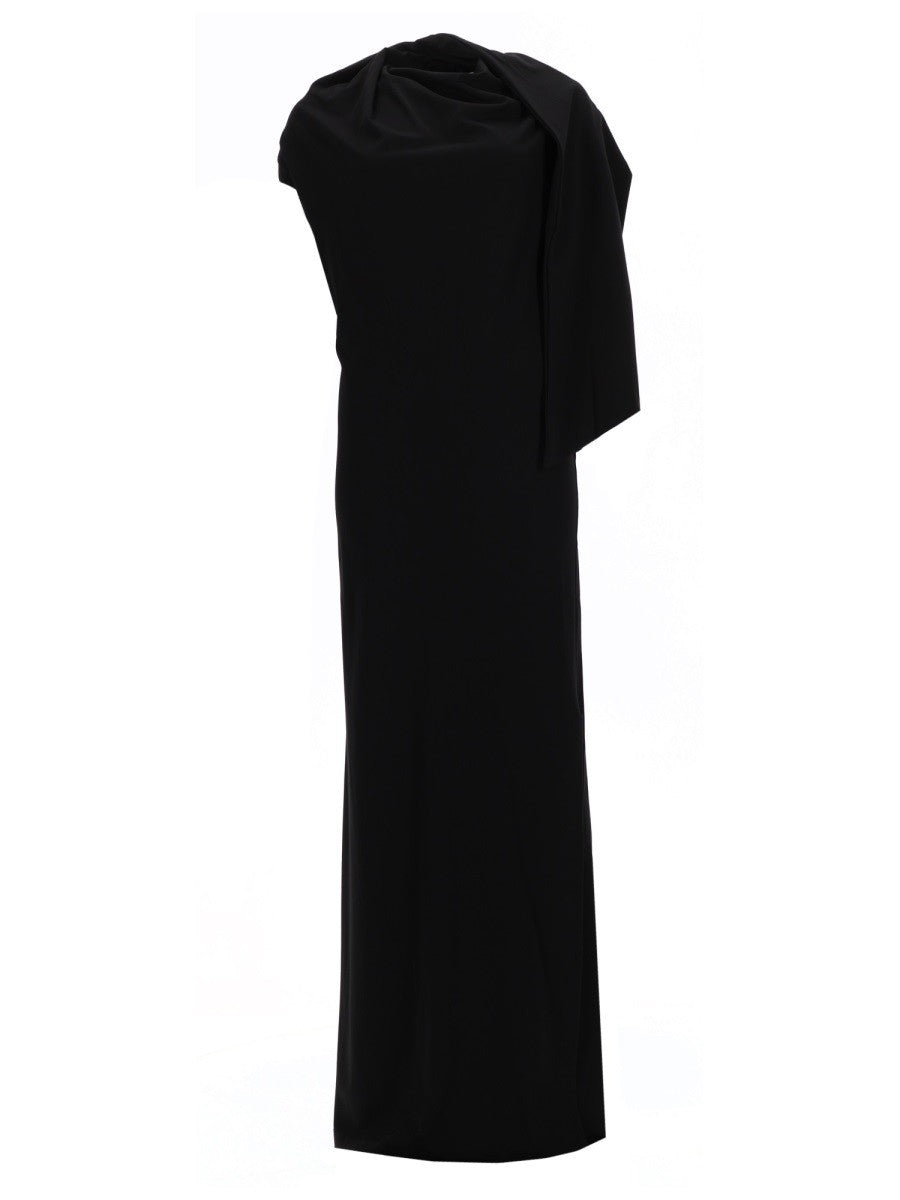 LONG DRESS WITH SCARF