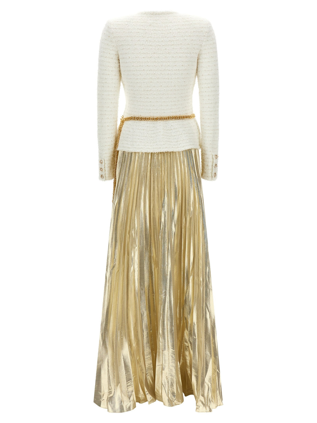 Long pleated skirt dress 2