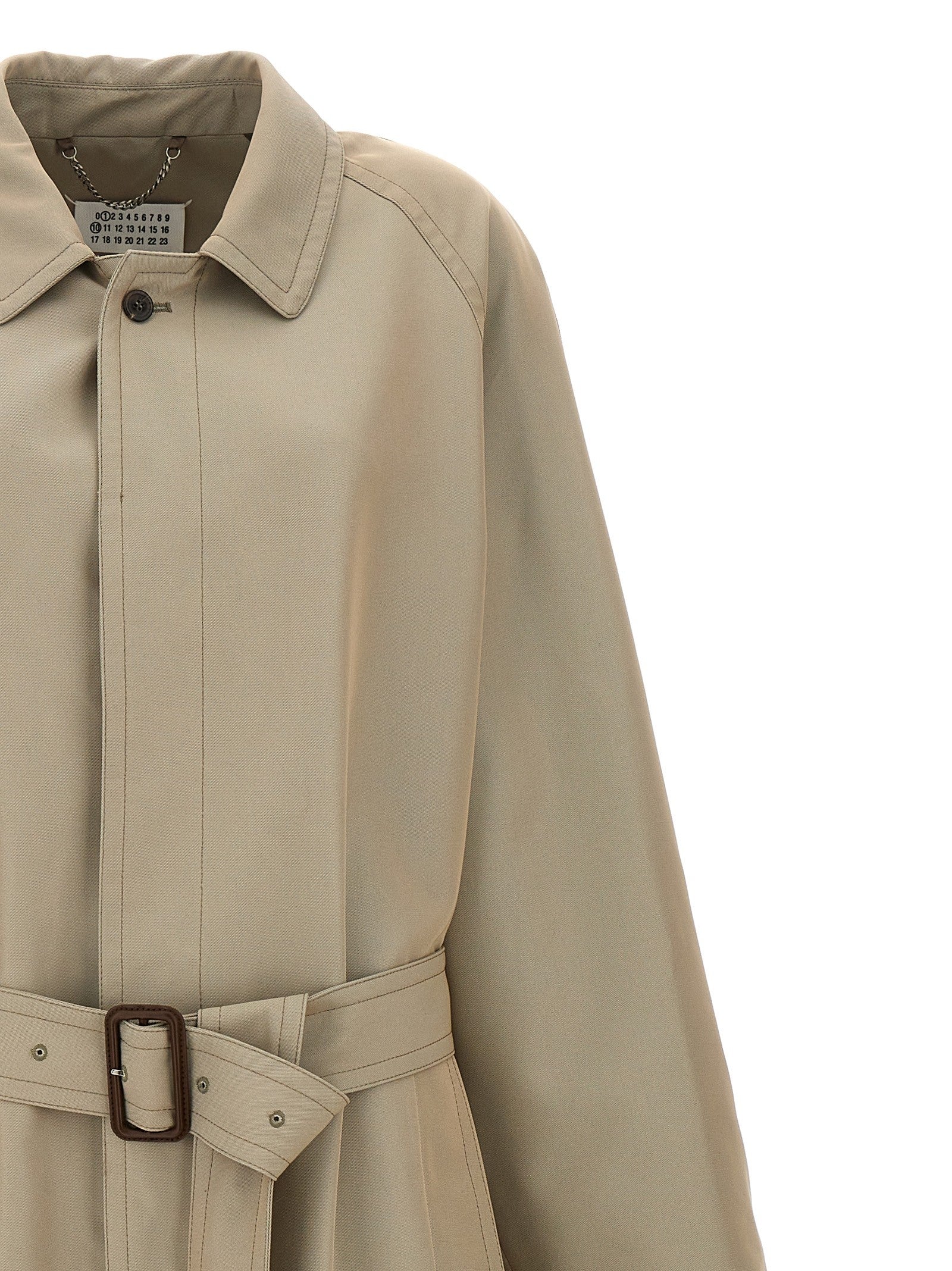 Long single-breasted trench coat 3
