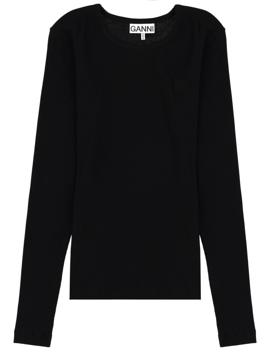 LONG SLEEVE TOP WITH LOGO