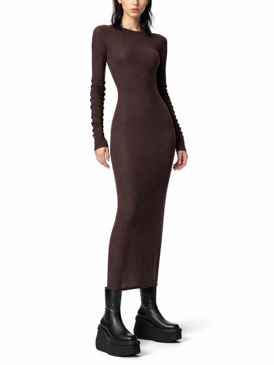 LONG-SLEEVED MIDI DRESS 2