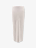 Long viscose blend skirt